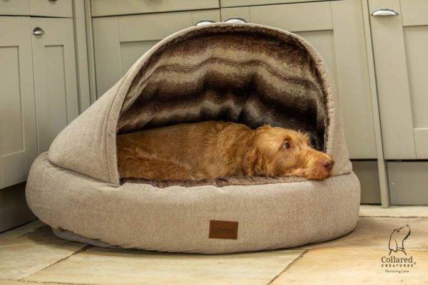 Deluxe Cocoon Dog Bed - Image 5